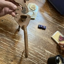 Ancienne Poignée Porte Art Déco Fonte Château Gîte À Remonter Grange