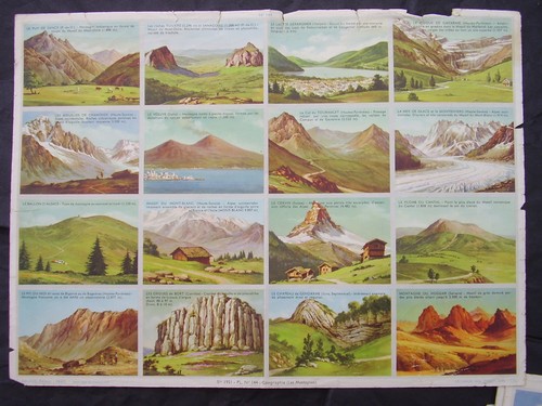 Ancienne planche scolaire - ancienne, n°