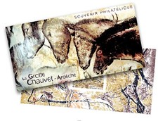 France 2024 cavern prehistoric CHAUVET cave ardeche painting  horse bull ms1v SV