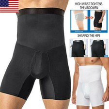 Boxer Taille Haute À Compression Pour Hommes Short Ventre Modelant Ceinture /