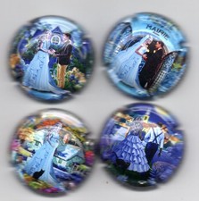 CAPSULE DE CHAMPAGNE  ALBRECHT  CHARDONNIER cuvée lunaire 2024  17 a 17 c