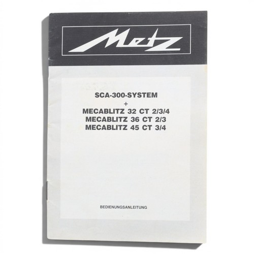 Manuel metz sca 300 system - sca-300-system, +