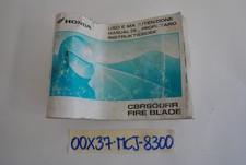 Manuel Utilisation et Entretien Owner's Honda CBR 900 RR Fireblade 00 02