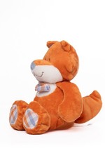 Peluche doudou renard orange