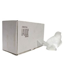 statuette verre dépoli