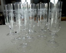 Cristal d'arques 11 flutes a