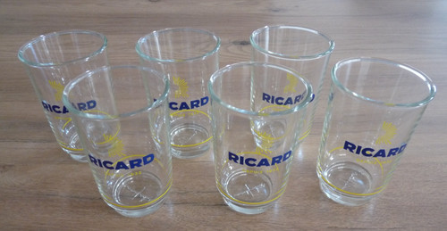 Verres ricard soleil - 6,