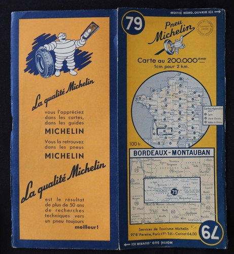 Carte michelin bordeaux - carte,