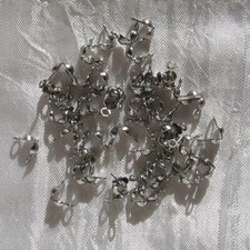 IN15A - LOT DE 50 EMBOUTS CACHE NOEUDS 8MM x 4MM À PLIER EN ACIER INOXYDABLE 316