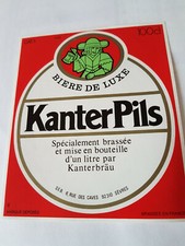 Etiquette bière KANTERBRAU N°2