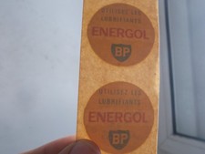 2 autocollants, décalcomanies vintage BP ENERGOL