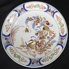 Plat (moderne) en Faïence DELFT (cf. signature) 26 cm - Très bon état