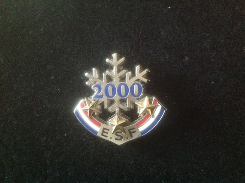 Rare broche ecole - broche, ski