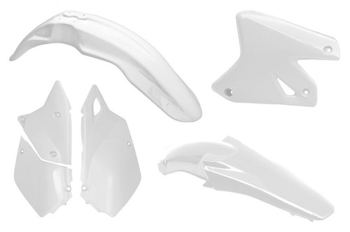 Kit plastiques blanc suzuki - plastiques,