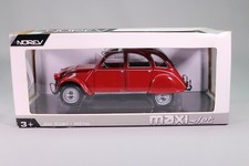 LE819 NOREV MAXI JET 180006 Voiture 1/18 1:18 Citroen 2 CV Azam 1965 rouge