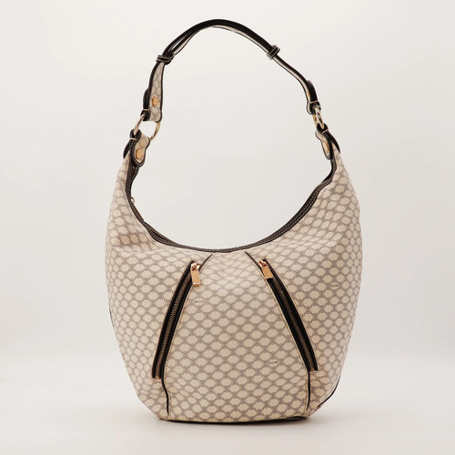 Sac céline hobo macadam - céline, toile
