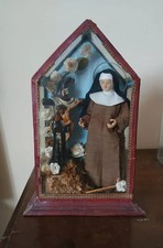 SAINT EN CIRE CRUCIFIX FIN DU 19E SIÈCLE ITALIE