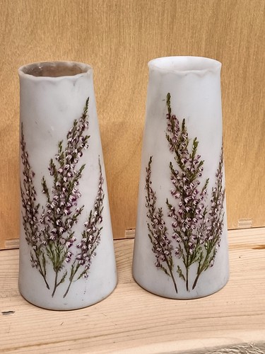 Paire petits vases en - paire,