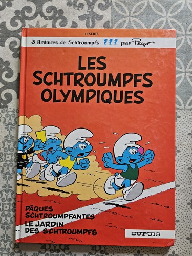 Les schtroumpfs olympiques - bd,