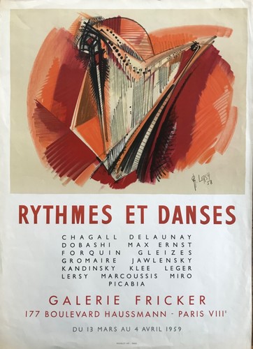 Roger lersy affiche litho - affiche,
