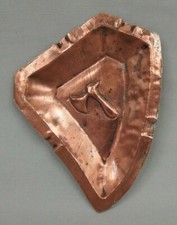 cendrier ancien en cuivre