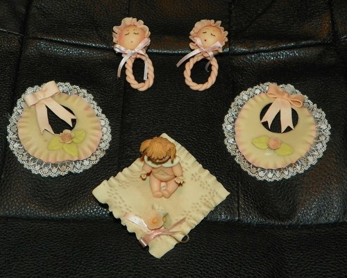Vintage baby girl - vintage, 5-pc
