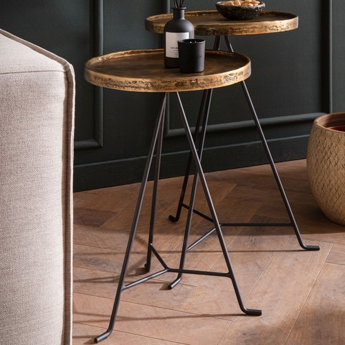 Finebuy table appoint lot de - table,