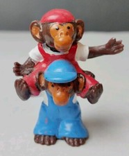 ANCIENNE FIGURINE PVC PLASTIQUE  PERSONNAGE PUBLICITAIRE OMO SINGES