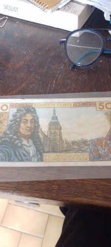 Billet francs 1974 racine - billet,