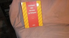 Lexique des termes juridiques