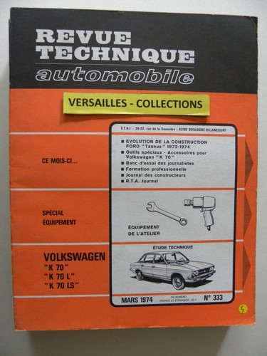 Revue technique automobile rta - revue,