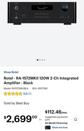 Rotel 1572mkii 120w ch - rotel, 2-ch