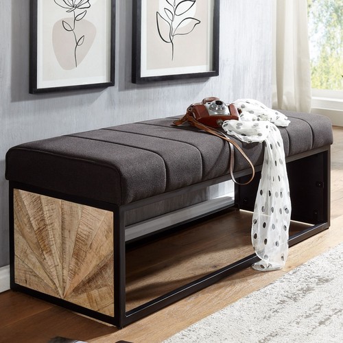 Finebuy banc tissu 105 cm - banc,