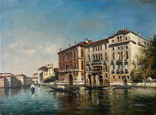 Tableau hst vue venise - vue, de
