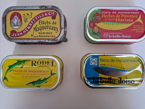 Lot boîtes filets de - 4,