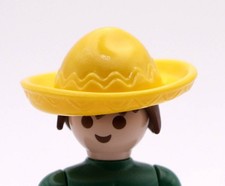 PLAYMOBIL CHAPEAU JAUNE