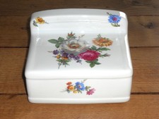 Ancien Dévidoir Porte papier Toilette en porcelaine Chapus Frères Limoges