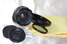 Objectif M42 35mm f3,5 SMC TAKUMAR, avec bouchons-filtre-pare-soleil-housse TBE