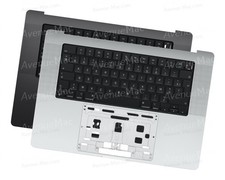  TOPCASE CHÂSSIS AVEC CLAVIER FRANCAIS AZERTY POUR MACBOOK PRO 16" A2991