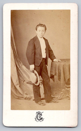 Cdv 1870 jeune garçon - cdv,