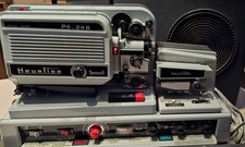 Projecteur bi film super et 8mm HEURTIER P6-24B avec base sonore