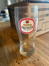 12 VERRES A BIÈRE MUTZIG OLD LAGER BIERE SPECIALE  ANCIEN STOCK JAMAIS SERVIS