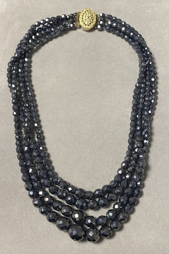 Ancien bijou deuil collier - bijou,