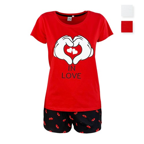 Pyjama court femme disney - pyjama,