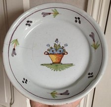 Assiette faience XIXeme à