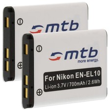 2x Batterie EN-EL10 / ENEL10