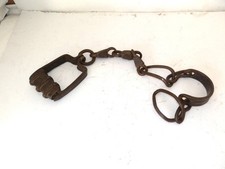 Chaîne Antique En Fer Massif