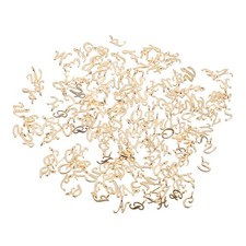  130 breloques lettres : mini