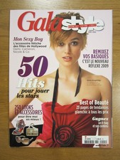 Magazine GALA Style Hors Série 1 Français French Keira Knightley Avril Mai 2009
