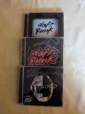 CD DEDICACE DAFT PUNK Random Acces Memory + CD Human After All + CD Homework  